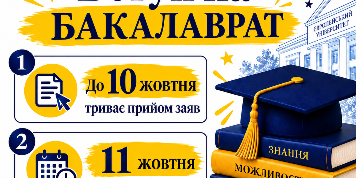 Вступна співбесіда на бакалаврат 3 хвиля!