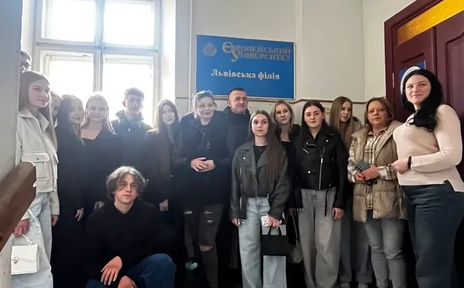 Школярі Сокальського ліцею відвідали Львівську філію Європейського університету